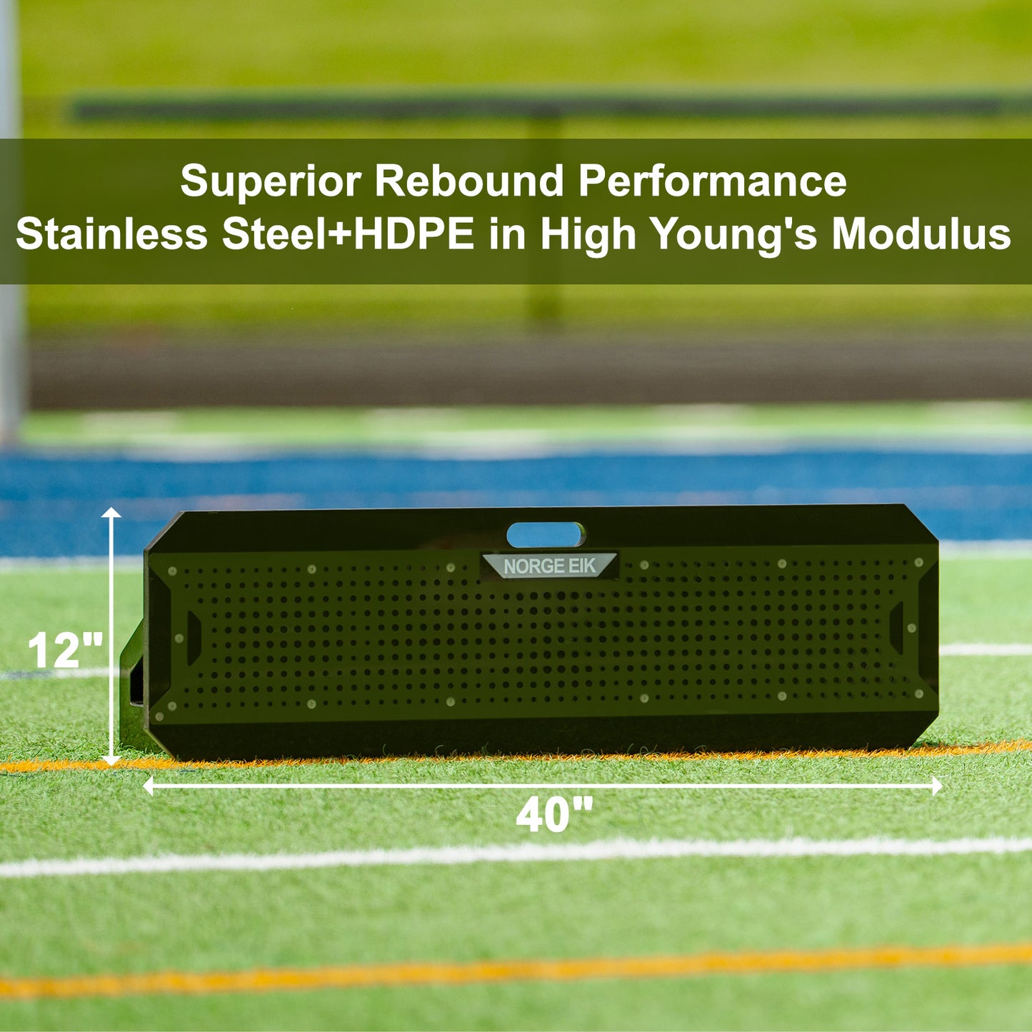 STEEL REBOUND Soccer Rebounder Board 40"X12"