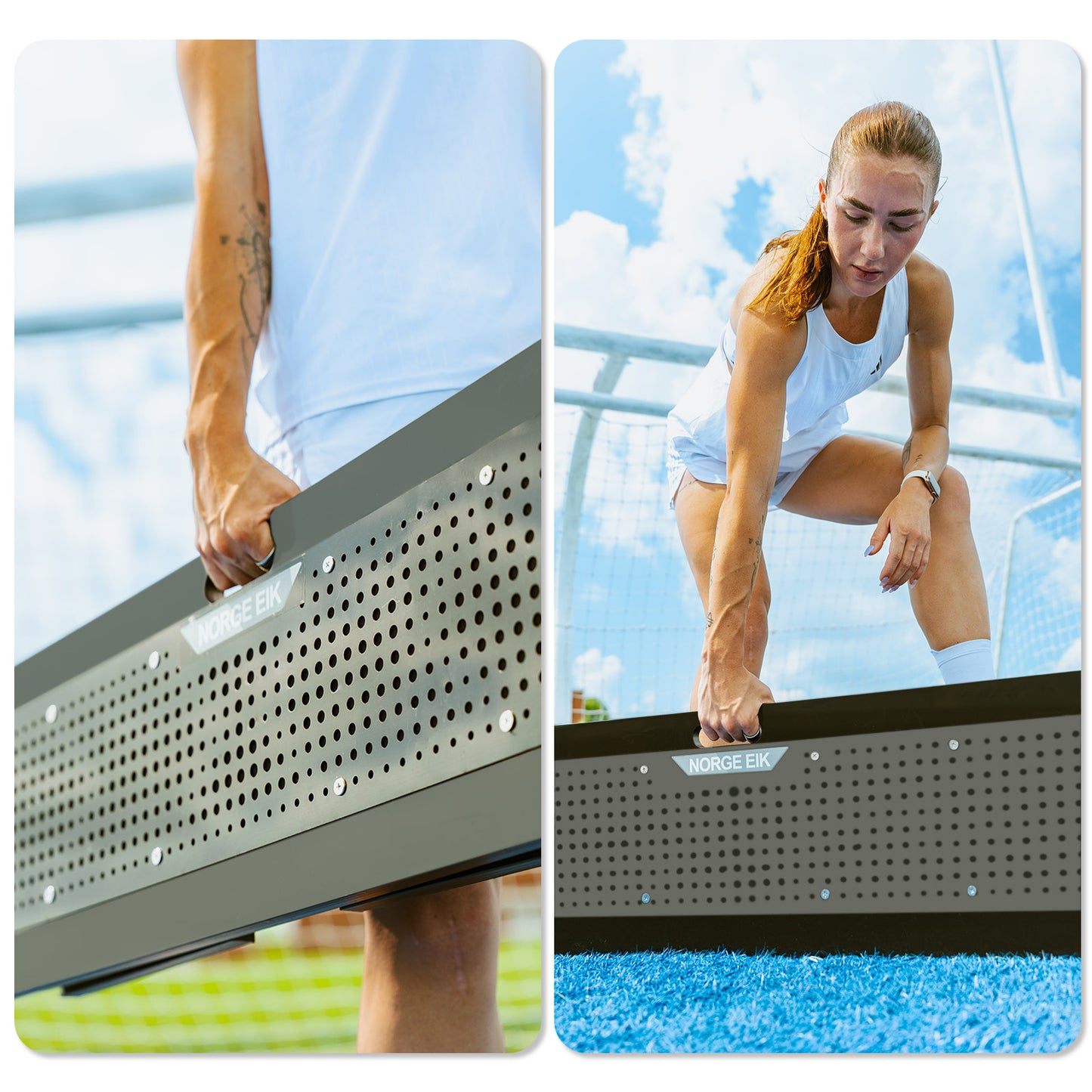 STEEL REBOUND Soccer Rebounder Board 40"X12"