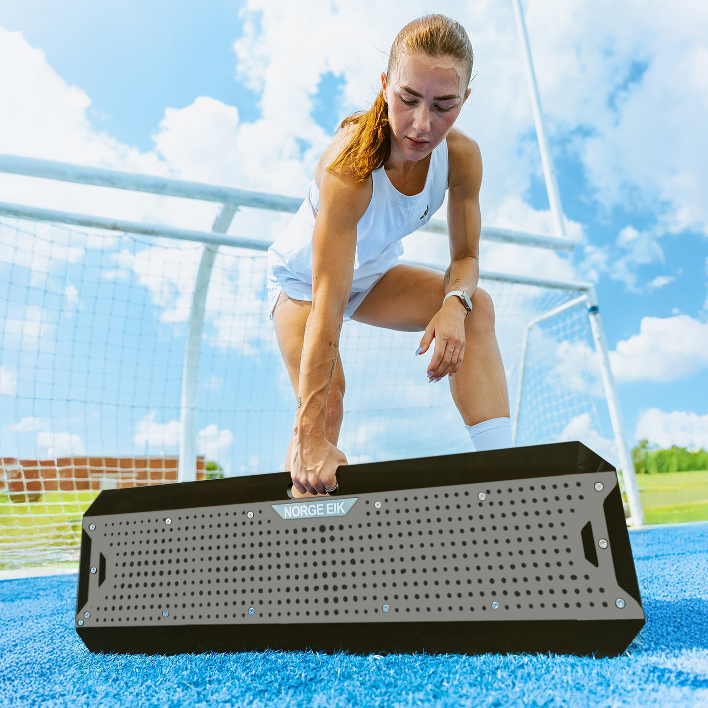 STEEL REBOUND Soccer Rebounder Board 40"X12"